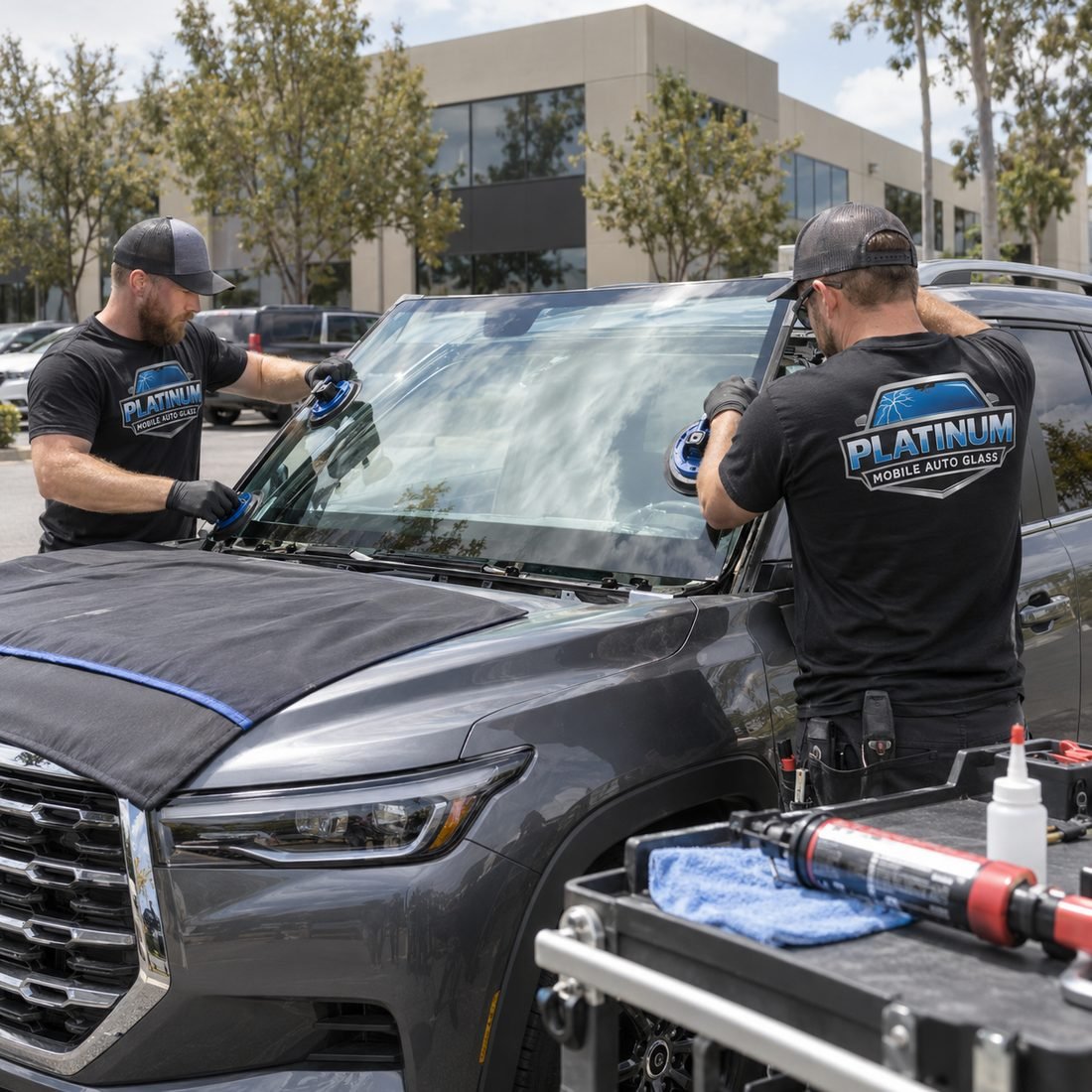 Auto Glass Replacement by Platinum Mobile Auto Glass in Carlsbad, CA